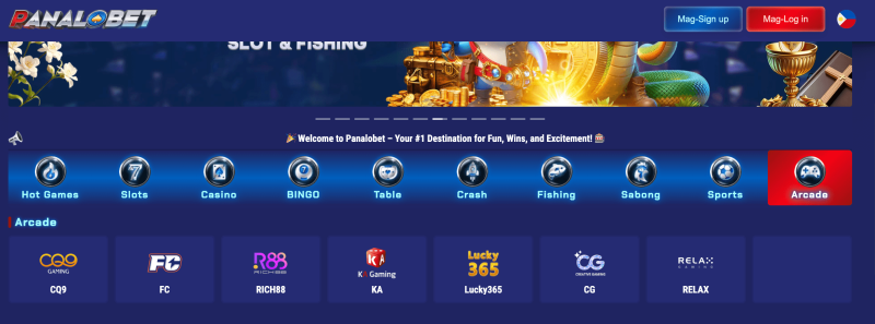 Panalobet arcade games