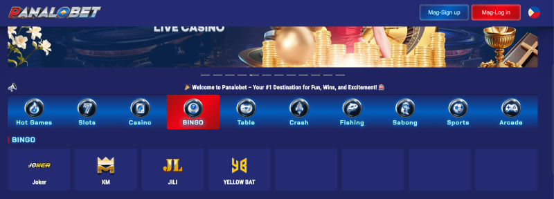 panalobet bingo games