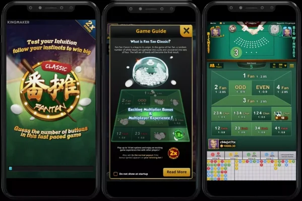 Fan-Tan Mobile Apps: Play Your Favorite Chinese Dice Game on the Go at Panalobet